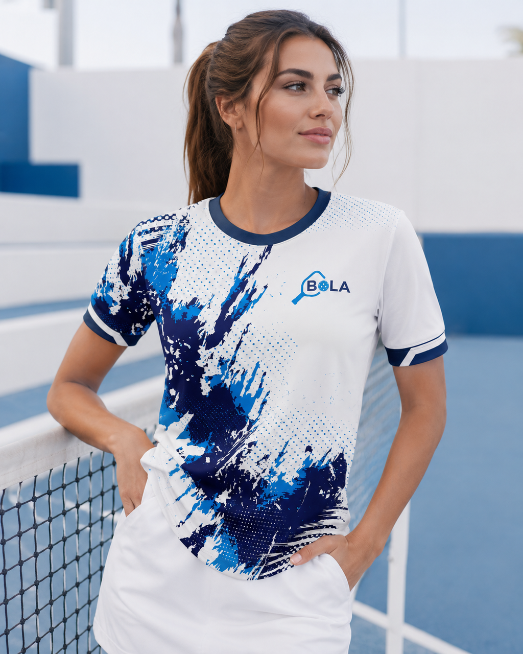 BOLA Pro Series Unisex Short Sleeve Shirt White