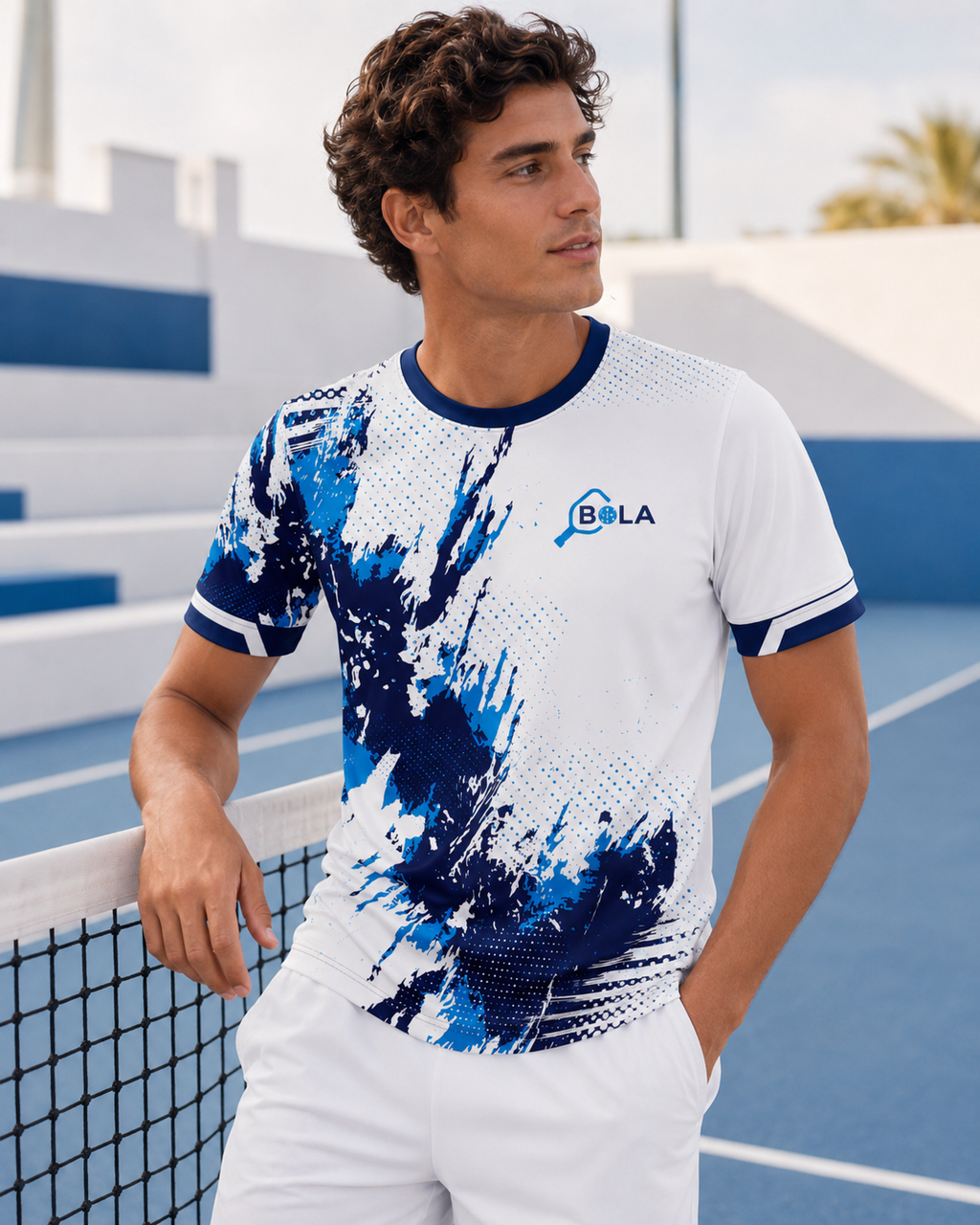 BOLA Pro Series Unisex Short Sleeve Shirt White