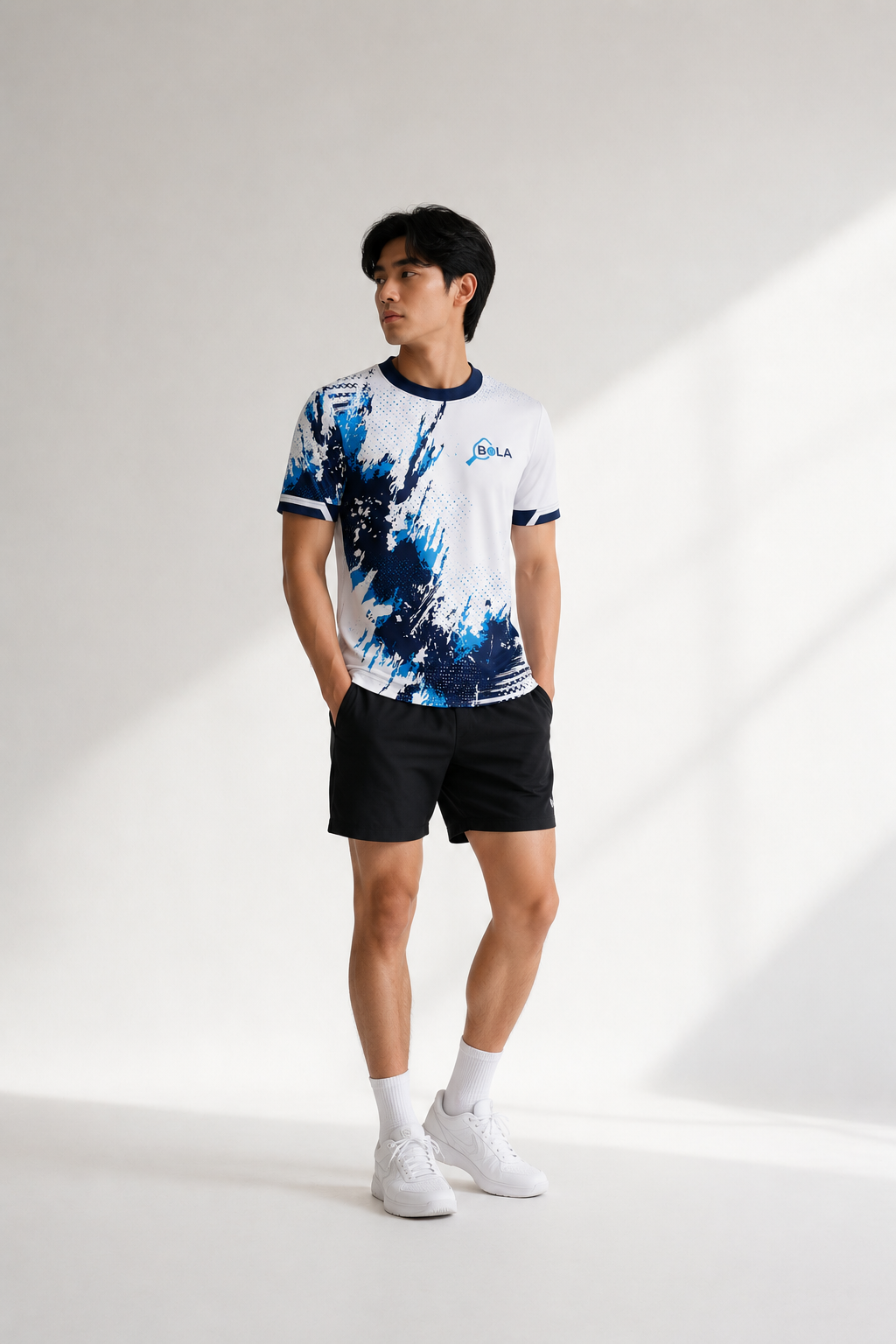 BOLA Pro Series Unisex Short Sleeve Shirt White