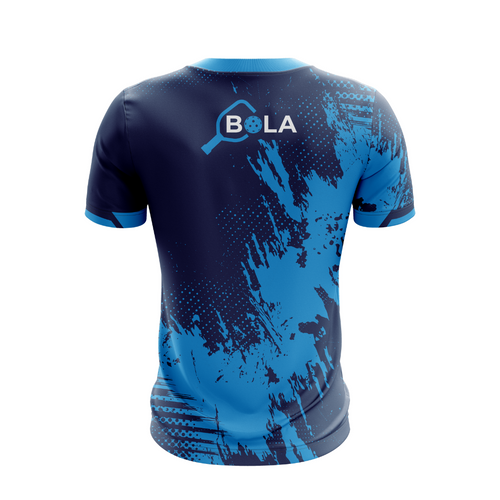 BOLA Pickleball Pro Series Unisex Short Sleeve Shirt Navy